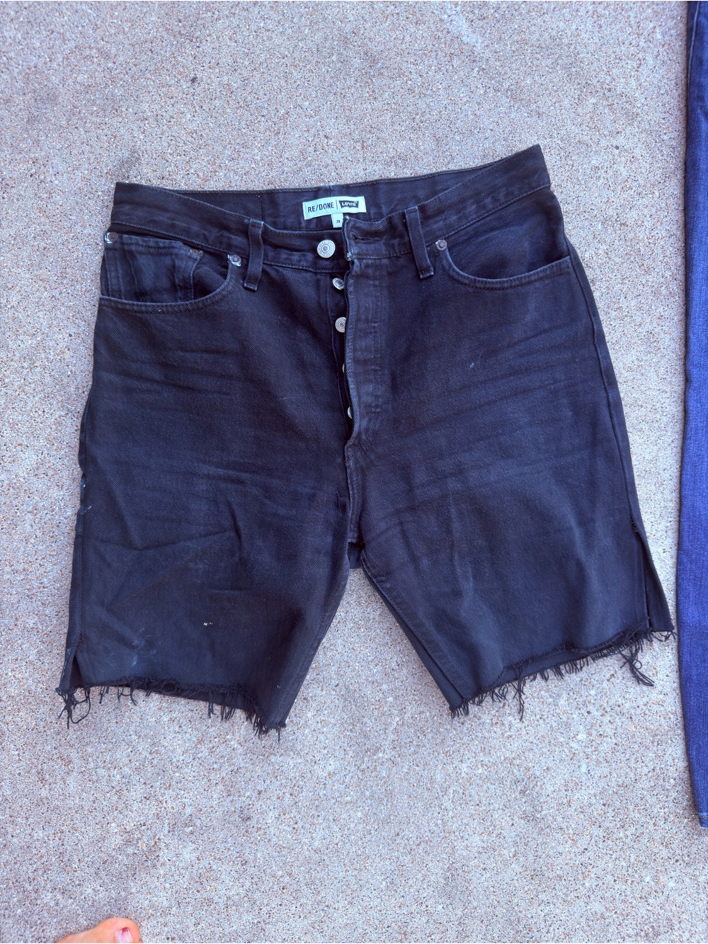 Re/done Levi Black 29 Sgorts